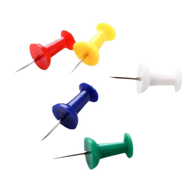 Office Stationery And Supply - New Assorted Making Thumb Tacks Multicolor