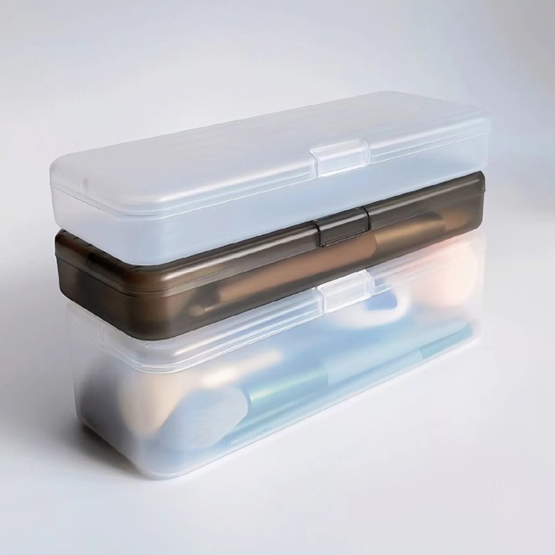 Stationery Supplier - 2 Sizes Cosmetic Storage Box Transparent
