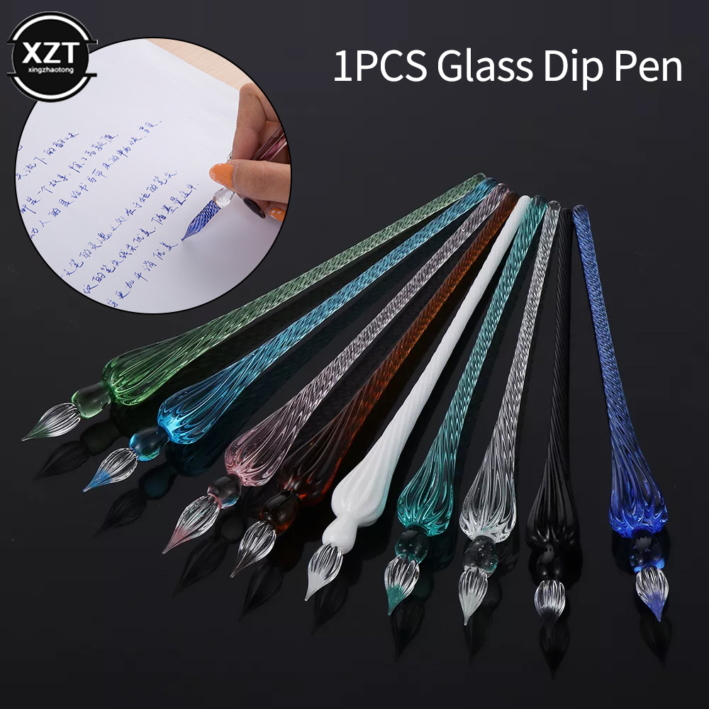 Stationery Supplier - 1Pcs new Vintage Glass Dip Dipping