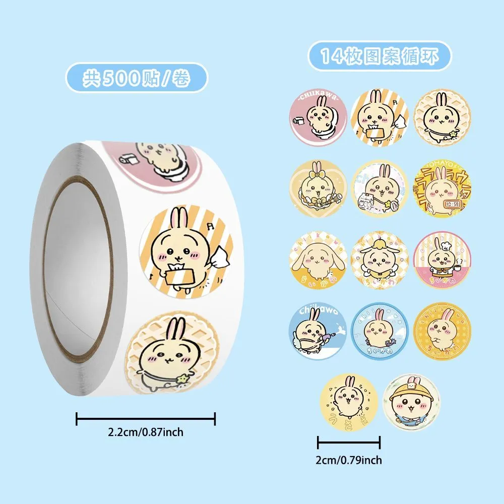 500pcs Anime Cartoon Cute Chii - огляд і ціна Sticker Label Roll