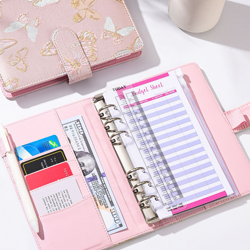 3 Styles A6 Fabric Butterfly B - огляд і ціна Planner Weekly Budget