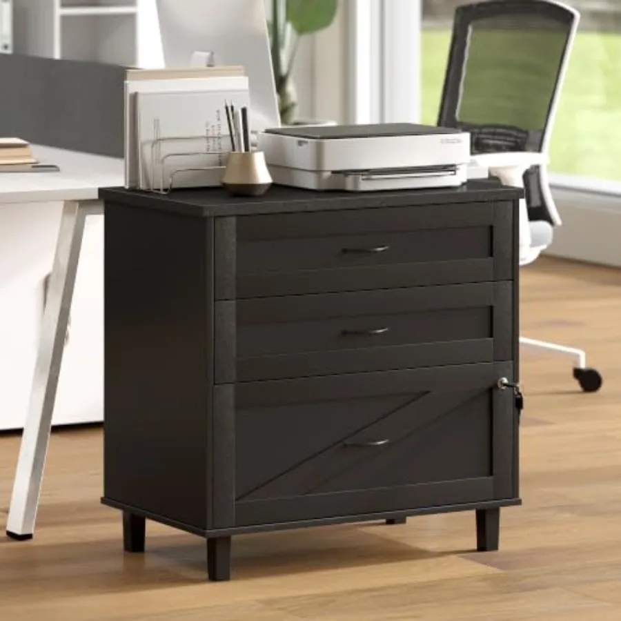 3-Drawer Wooden File Cabinet w - огляд і ціна File Folder Hanging