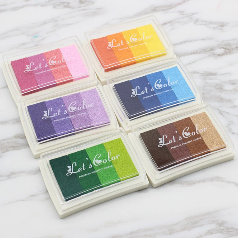 1PCS 4 colors Inkpad Ink stamp - огляд і ціна Self Inking Stamp