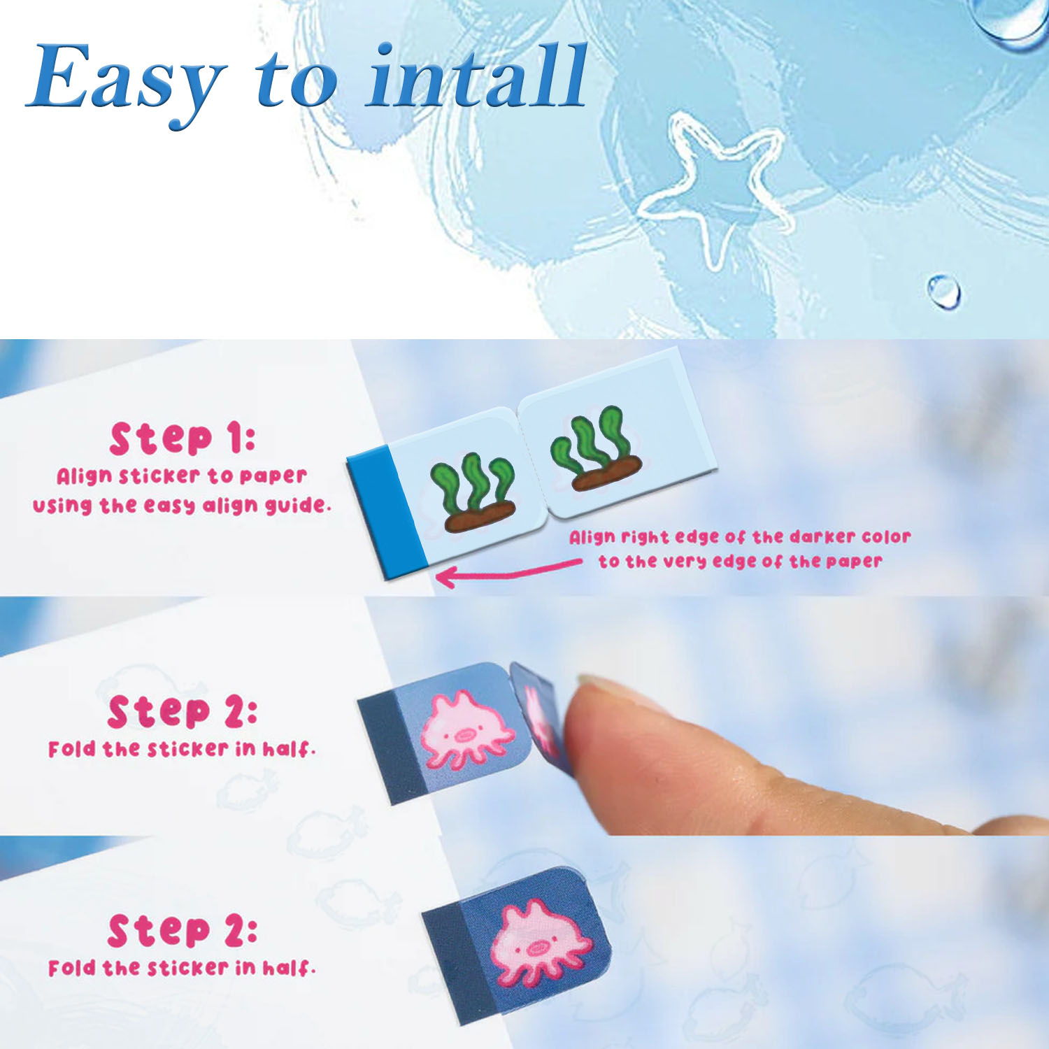 Sea Creature Lil Tab Stickers  - огляд і ціна Memo Pad Sticky