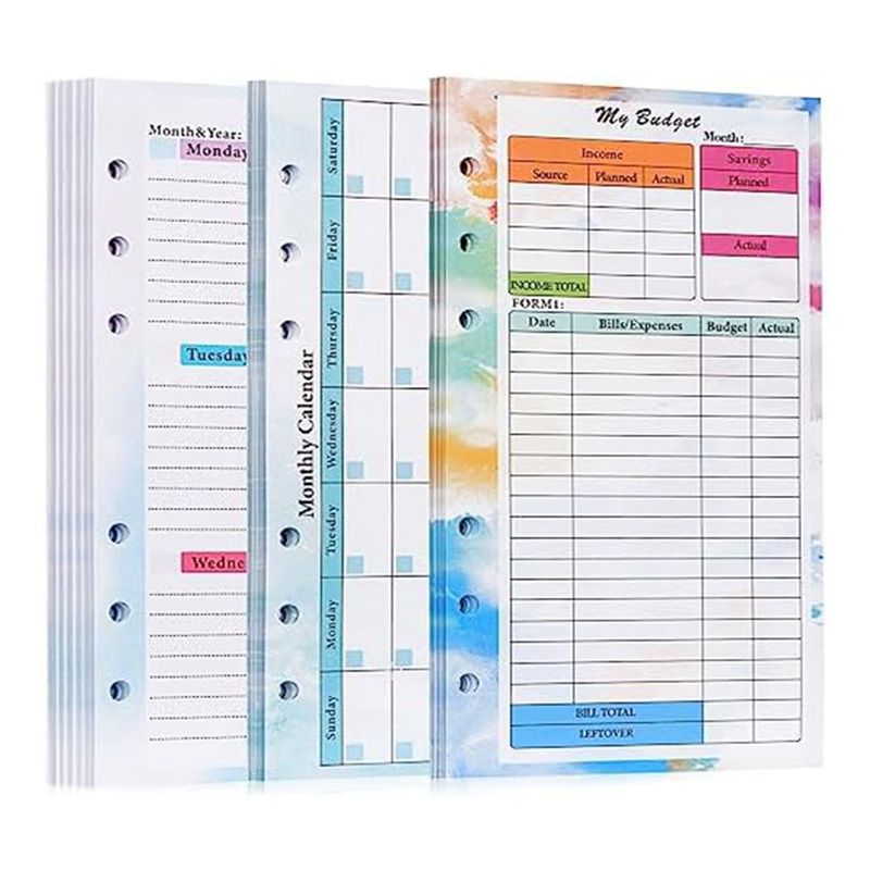 FTGT-A6 Budget Planner Refill  - огляд і ціна Planner Weekly Budget
