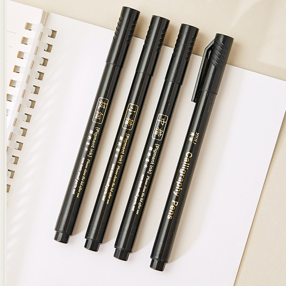 4pc Brush Pen Calligraphy Pen  - огляд і ціна Stationery Warehouse