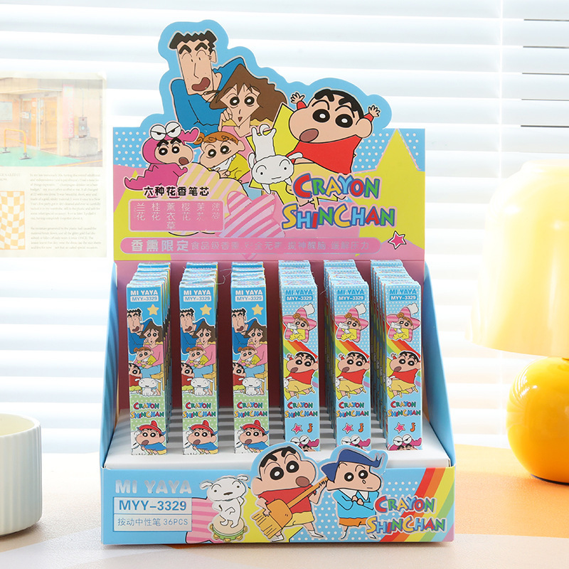 6Pcs Cartoon Crayon Shin-Chan  - огляд і ціна Stationery Warehouse